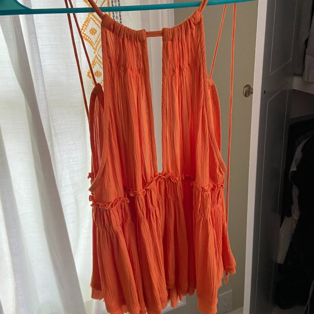 Orange Free People Top
